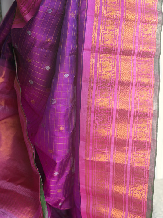 Handloom Gadwal Pattu Saree | Indian Traditional Saree | Handloom Saree