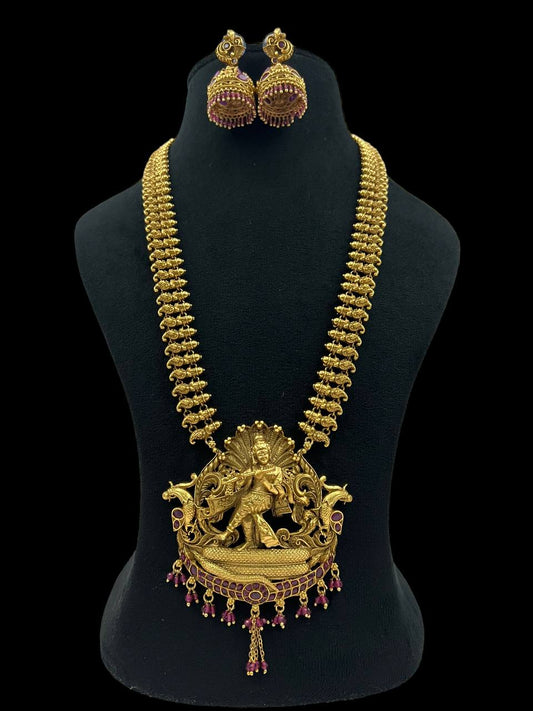 Long antique necklace | Mango necklace