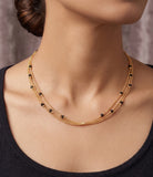 Antique Black Beads Hasli | Latest Indian Jewelry
