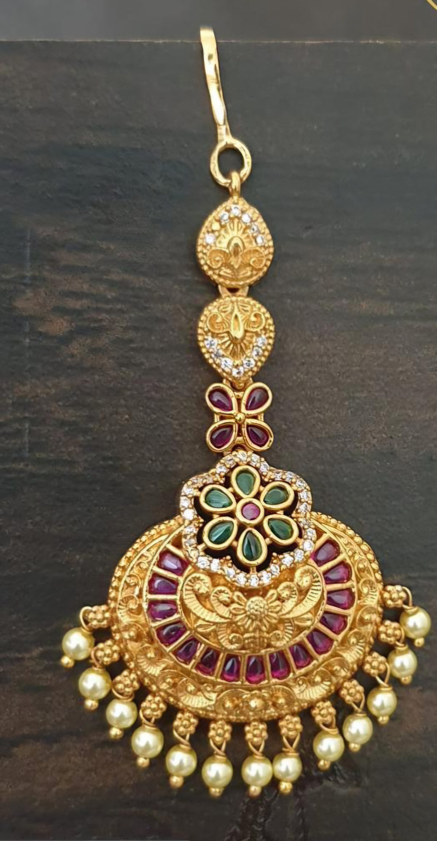 Antique Traditional Maang Tikka | Indian Jewelry
