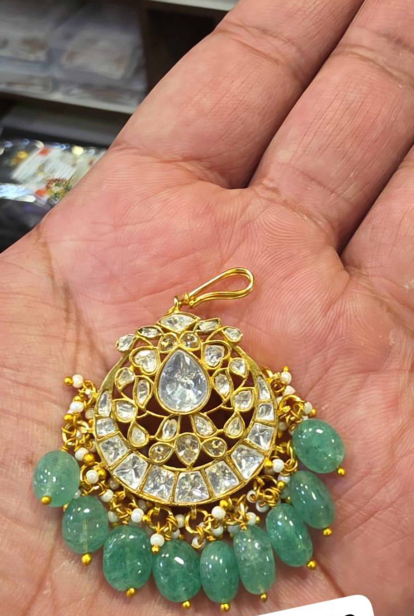 Jadau Kundan Maang Tikka | Tradional Indian Jewelry