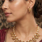 Antique Mango Pendants Pearl  Necklace Set | Indian Beads Necklace