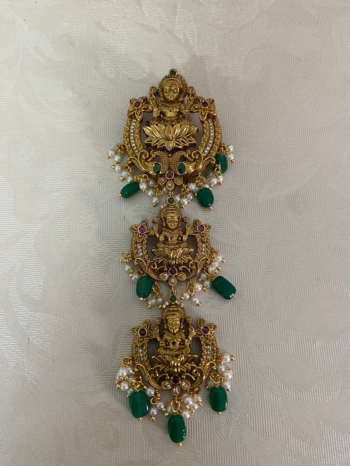 Antique Temple Lakshmi Hair Accessory | Indian Jewelry In USA