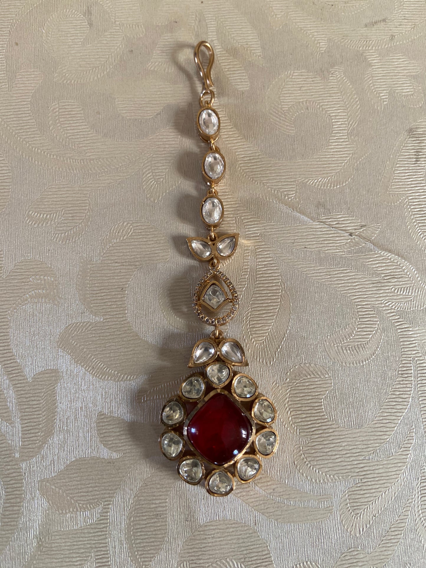 Moissanites Maang Tikka | Indian jewelry in USA | Bridal jewelry