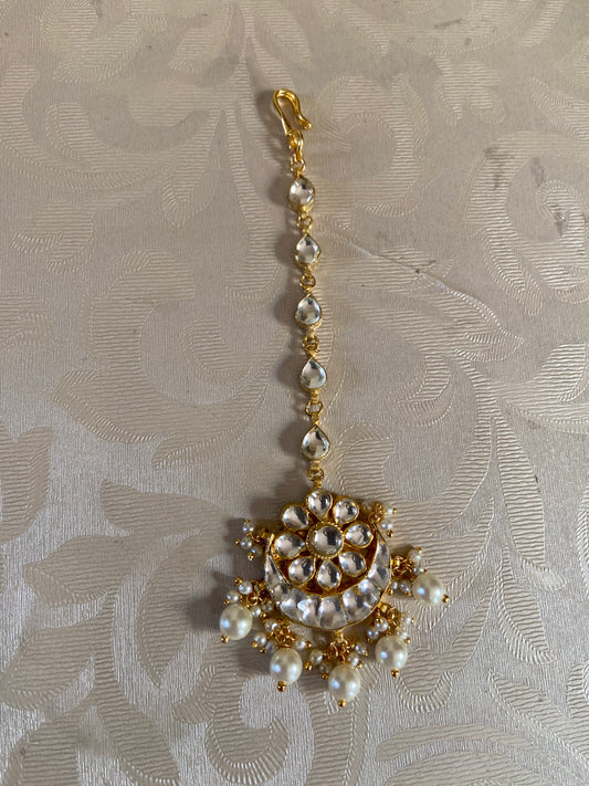 Classic Kundan Maang Tikka | Indian Traditional Jewelry