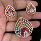 Beautiful AD Pendant With Studs | Latest Indian Jewelry