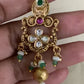 Antique Jalebi Necklace With Earrings |  Traditional Necklace