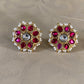 Jadau Kundan Pearl Studs | Indian Earrings In USA