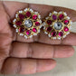Jadau Kundan Pearl Studs | Indian Earrings In USA