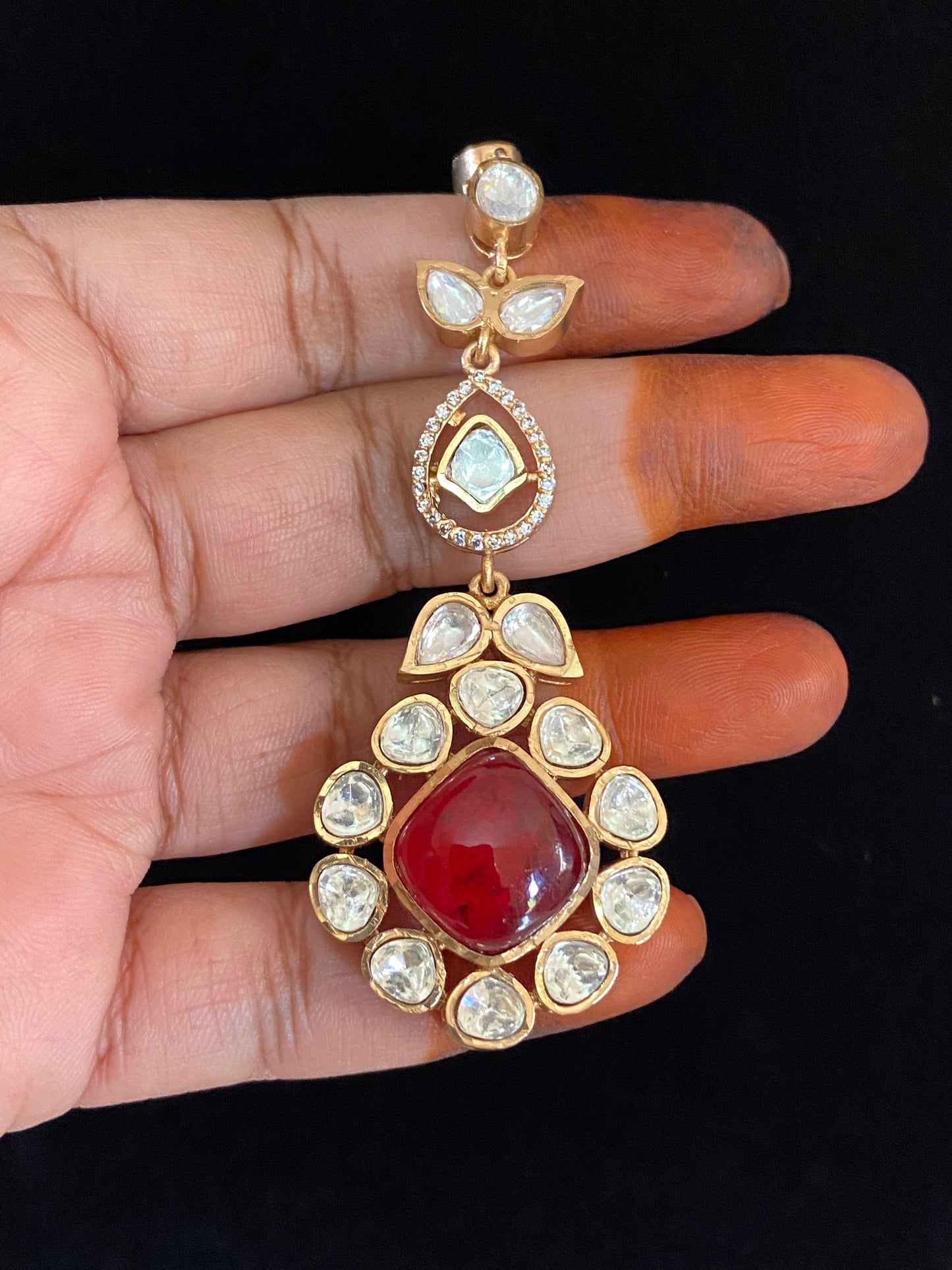 Moissanites Maang Tikka | Indian jewelry in USA | Bridal jewelry