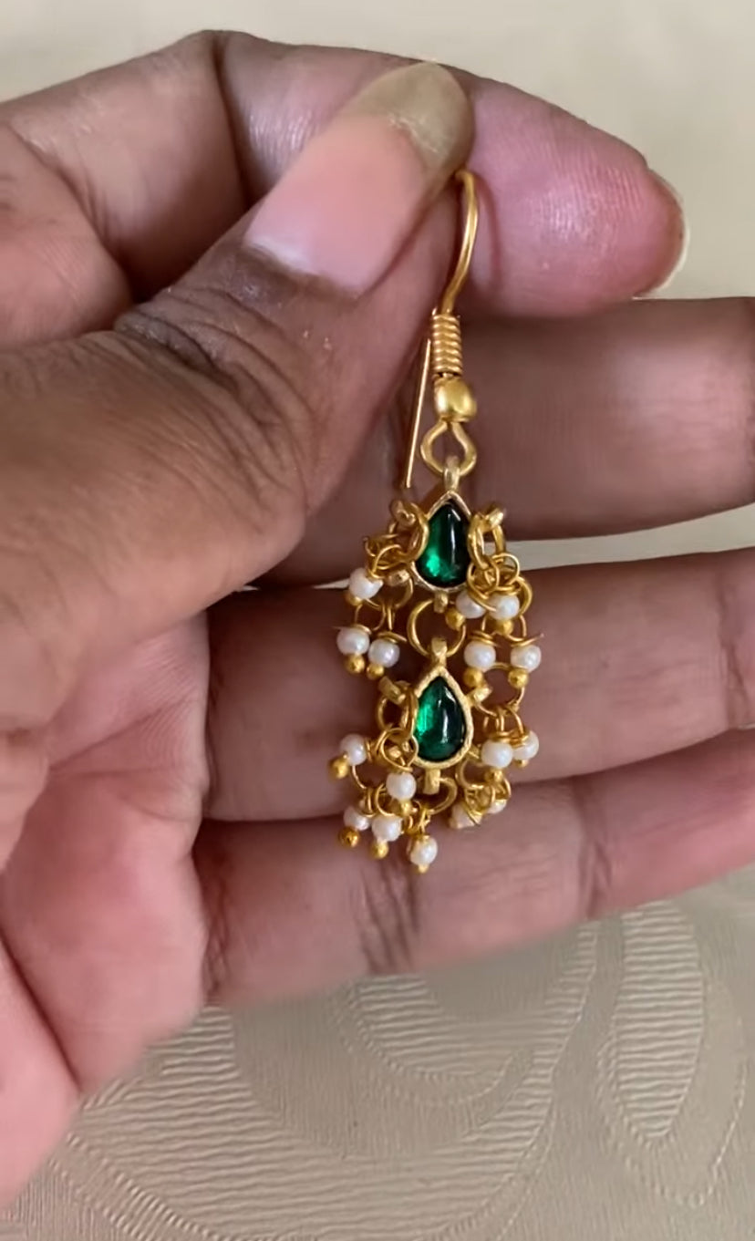 Kundan pearl Choker With Earrings | Indian Necklace In USA