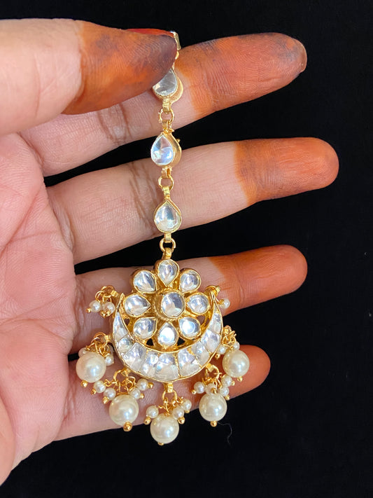 Classic Kundan Maang Tikka | Indian Traditional Jewelry