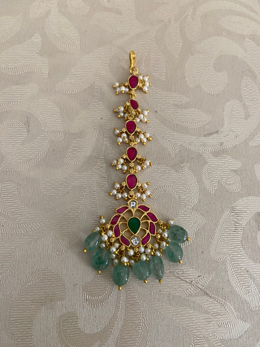 Jadau Kundan Maang Tikka | Traditional Maang Tikka | Gift Idea