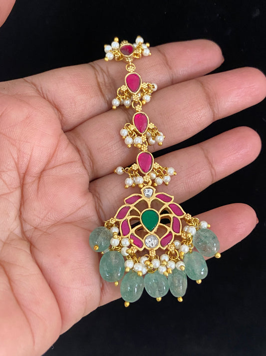 Jadau Kundan Maang Tikka | Traditional Maang Tikka | Gift Idea