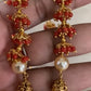 Coral Dangling Necklace With Earrings | Indian Jewelry In USA