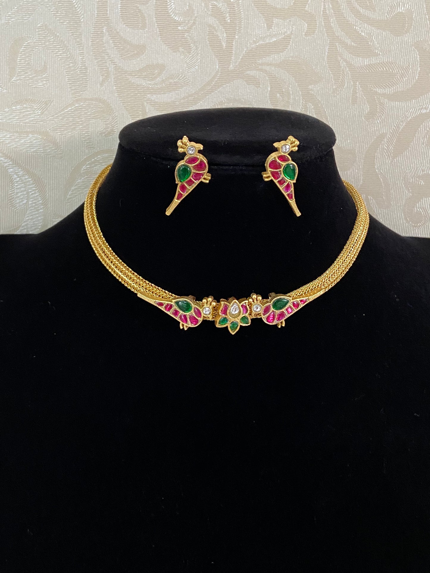 Jadau pendants Choker Set | Indian Jewelry In USA