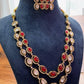 Victorian AD Polki Kundan Necklace Eith Earrings | Indian Jewelry In USA | Gift Idea