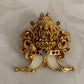 Antique CZ Lakshmi Tiger Nail Pendant | Indian Traditional Puligoru