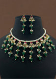 Kundan Beads & Pearls Necklace Set | Indian Necklace