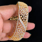 CZ 2Tone Openable Bracelet |  Indian Jewelry | Gift Idea