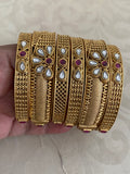 Antique Kundan Bangles | Indian Traditional Jewelry