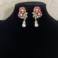 CZ Moti Earrings | Indian Earrings