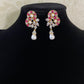 CZ Moti Earrings | Indian Earrings