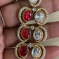 Victorian AD Polki Kundan Necklace Eith Earrings | Indian Jewelry In USA | Gift Idea