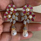 CZ Moti Earrings | Indian Earrings