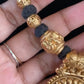 Antique Pendant Thread Necklace With Studs |  Handmade Necklace | Mangalasutra