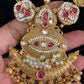 Antique Pearl & Kundan Necklace With Jumki Earrings | Indian Jewelry In USA