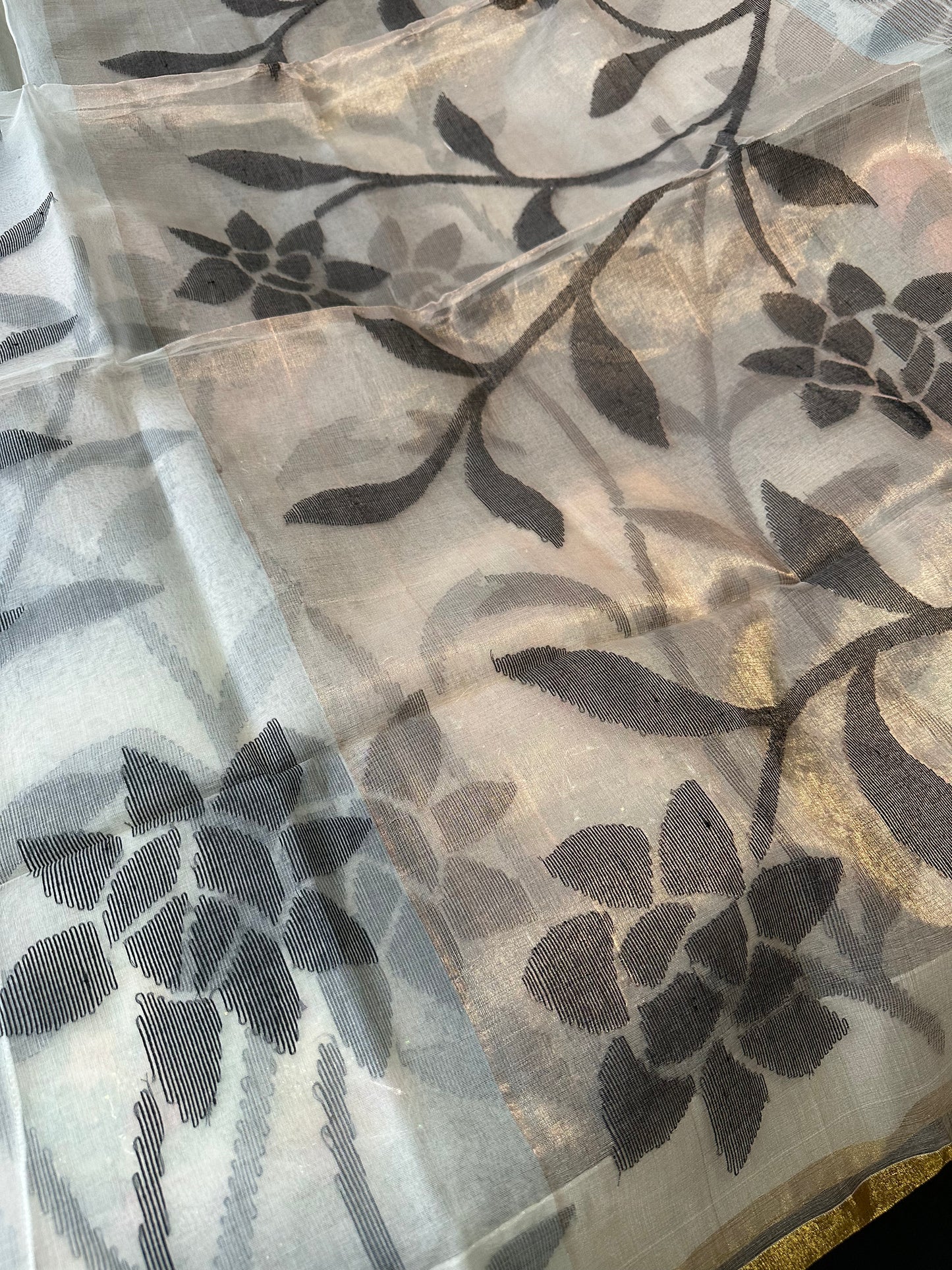 Muslin Jamdani All Over Saree | Indian Saree In USA | Gift Saree