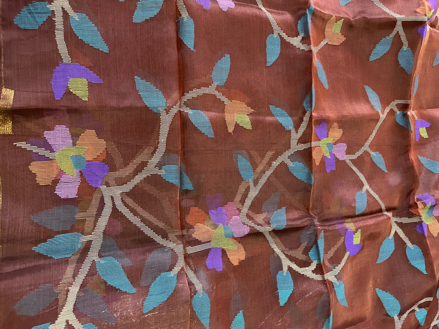 Muslin Jamdani All Over Saree | Indian Saree In USA | Gift Saree