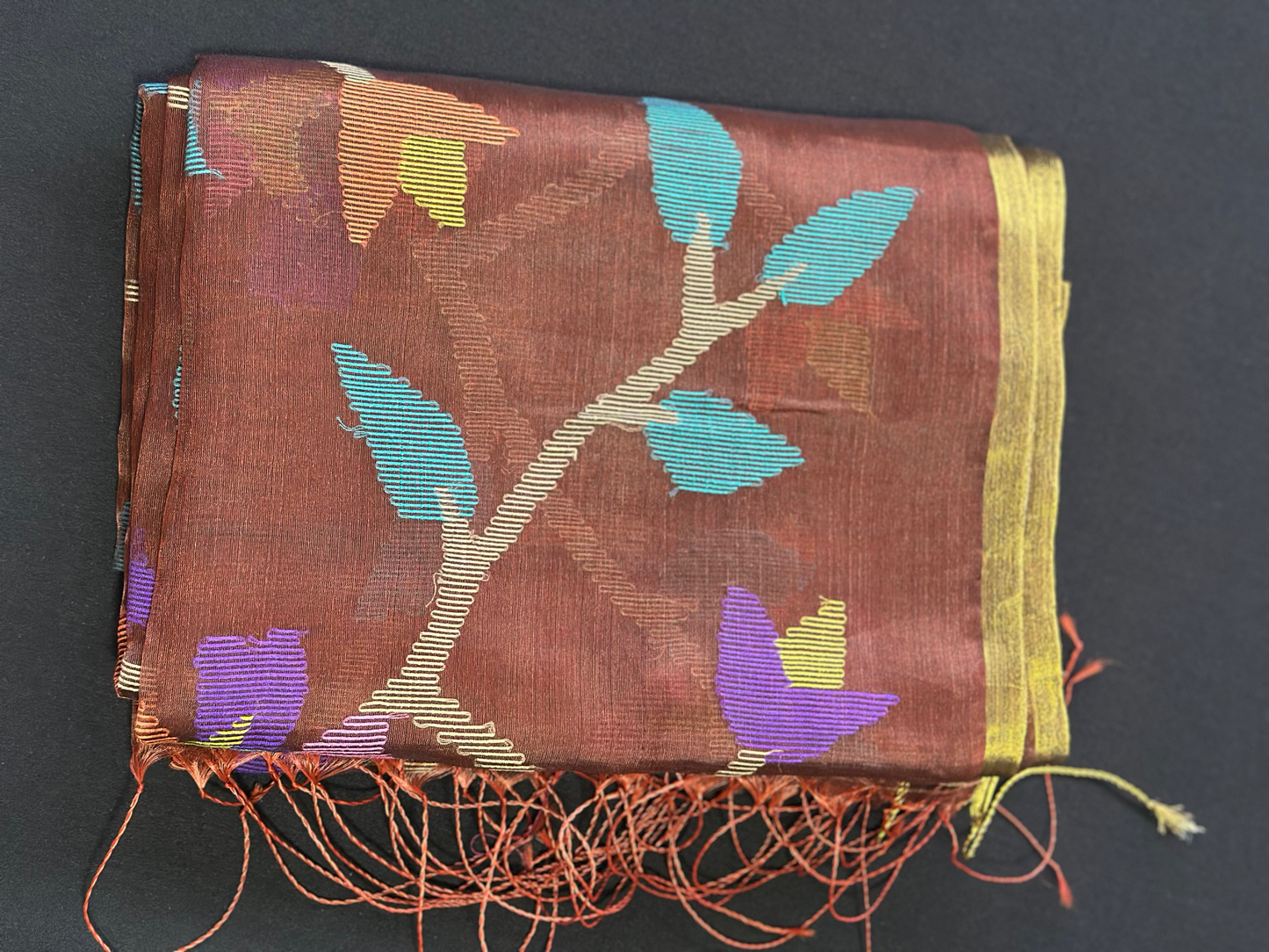 Muslin Jamdani All Over Saree | Indian Saree In USA | Gift Saree