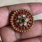 Antique Pendant Thread Necklace With Studs |  Handmade Necklace | Mangalasutra