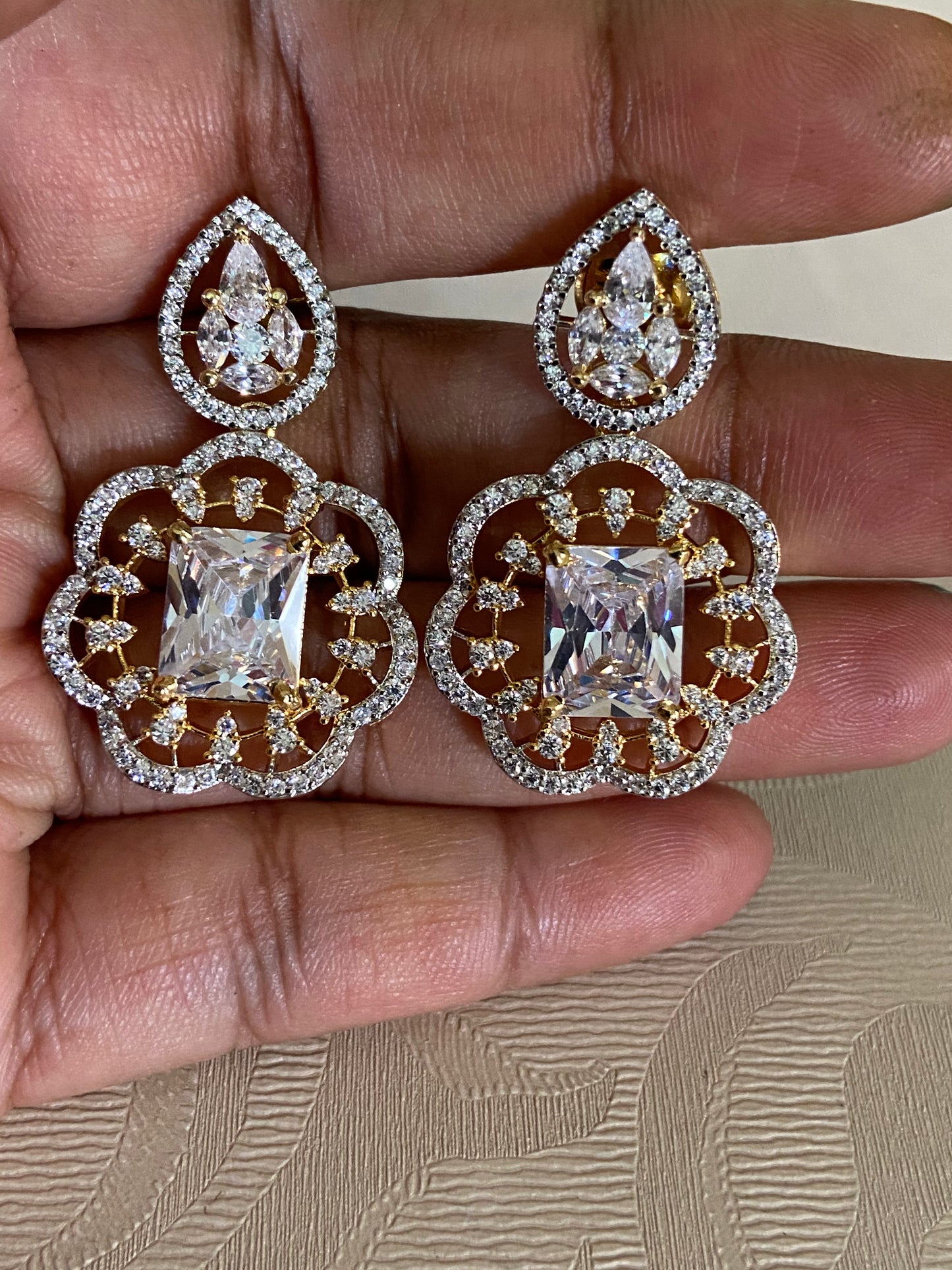 AD Classic Earrings | Indian Earrings