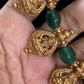 Antique Small Lakshmi Pendants Beads Mala | Traditional Beads Necklace