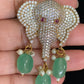 AD Elephant Brooch Pin |  Indian Jewelry | Gift Idea