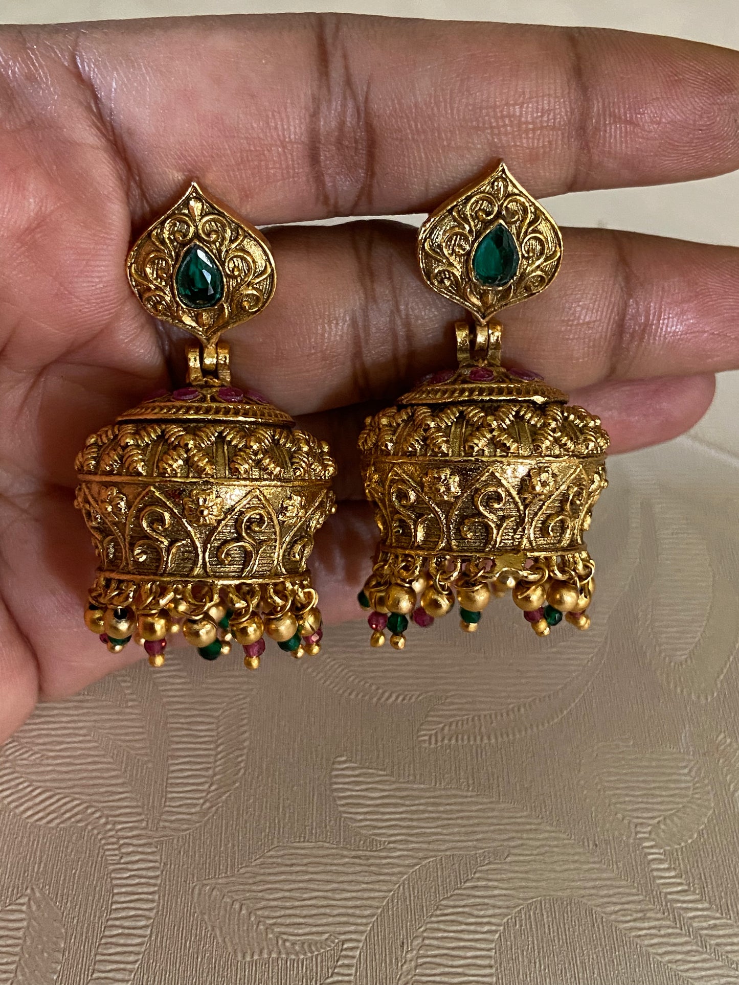 Antique Jumki Earrings | Indian Jumki