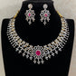 AD Middle Stone Changeble Necklace Set | latest Indian Jewelry | Gift Idea