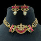 Lotus Jadau Kunda Pearl Choker | Indian jewellery
