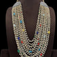 Pearl & Navratttan Beads Multi Layer Necklace | Indian Necklace In USA