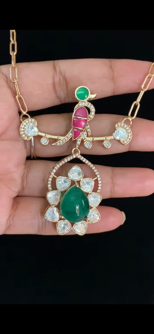 Polki kundan Bird Necklace | Exclusive Necklace |  Gift Idea