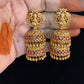 Antique Lakshmi Double Jumki Earrings  | Traditional Temple Earrings | Gift Idea