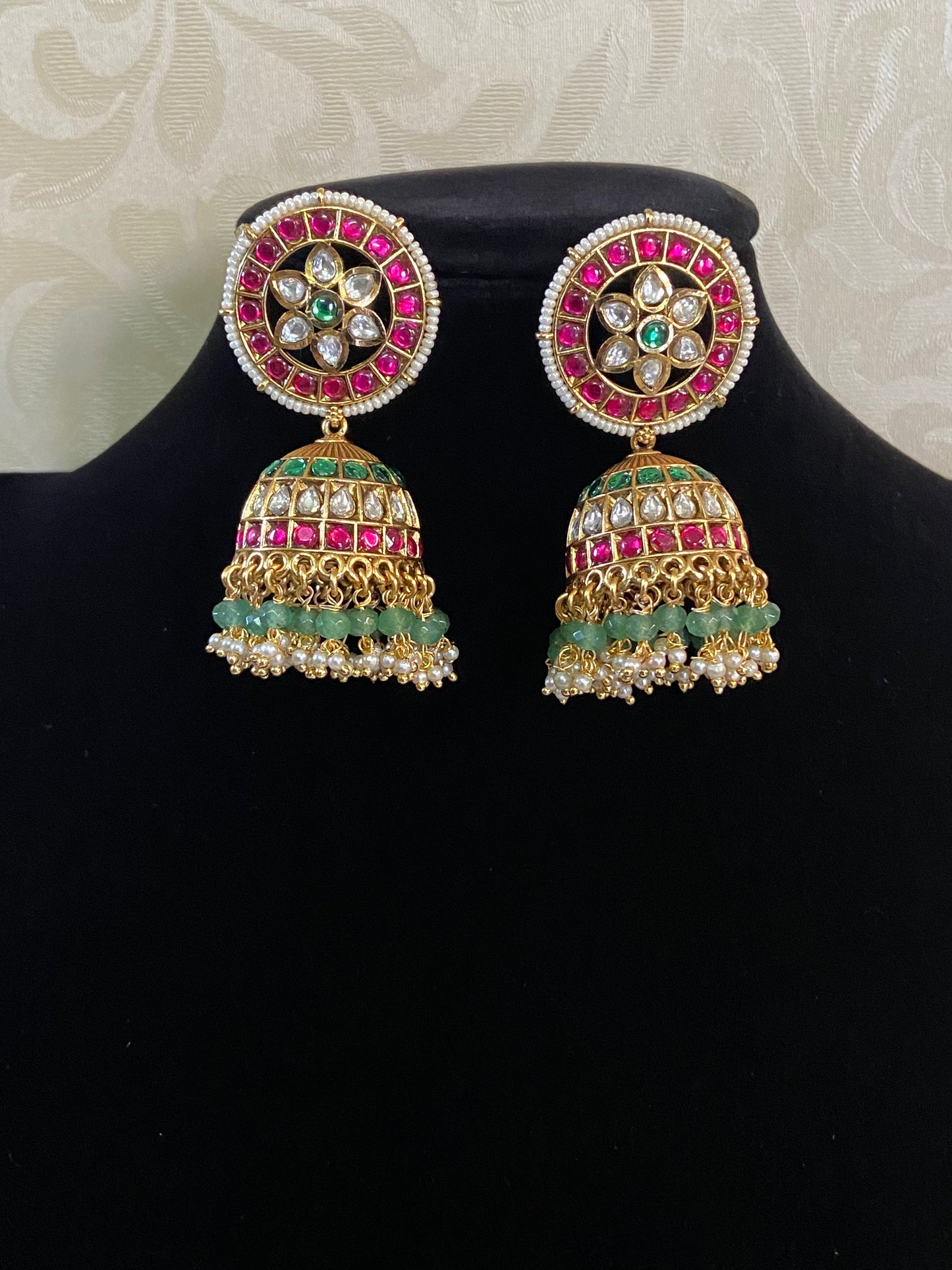 Antique premium Jumkis | Indian Traditional Earrings | Gift Idea