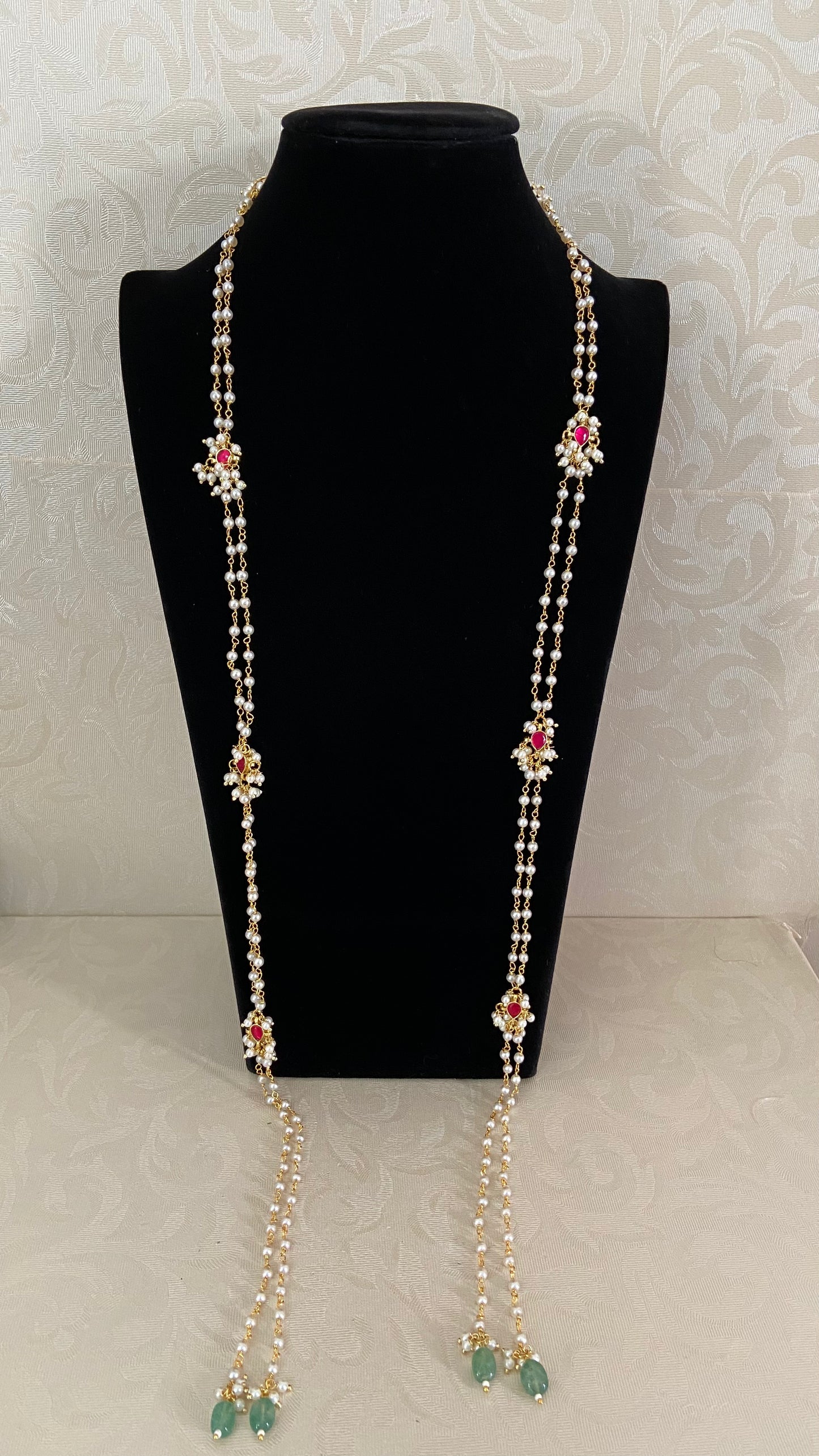 Pearl Kundan Hair Accessories | Traditional Indian Jewelry