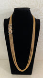 AD Peacock Pendant Antique Chandraharam | Indian Traditional Jewelry In USA