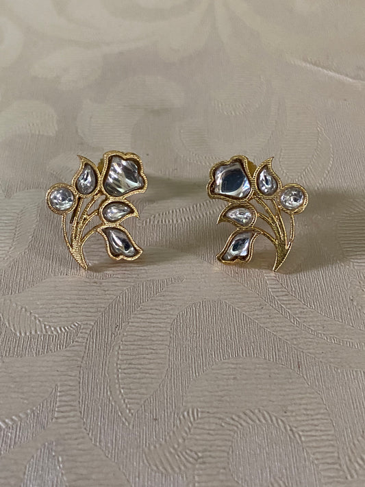 Jadau Kundan Studs  | Indian Earrings