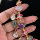 Natural stones Fusion Necklace | Moissanite &  Kundan Necklace
