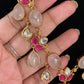 Natural stones Fusion Necklace | Indian Necklace
